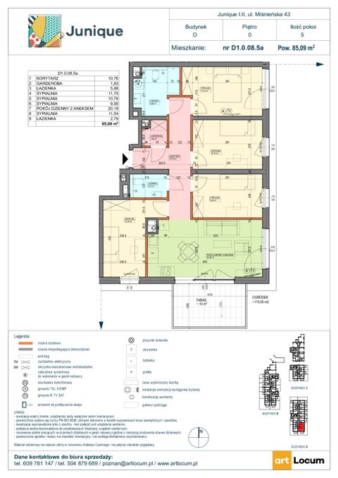 Plan 5 pok. 85m²