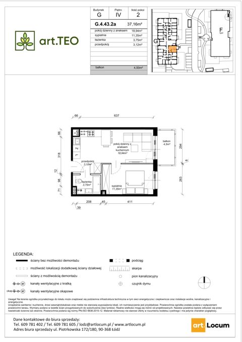 Plan 2 pok. 37m²