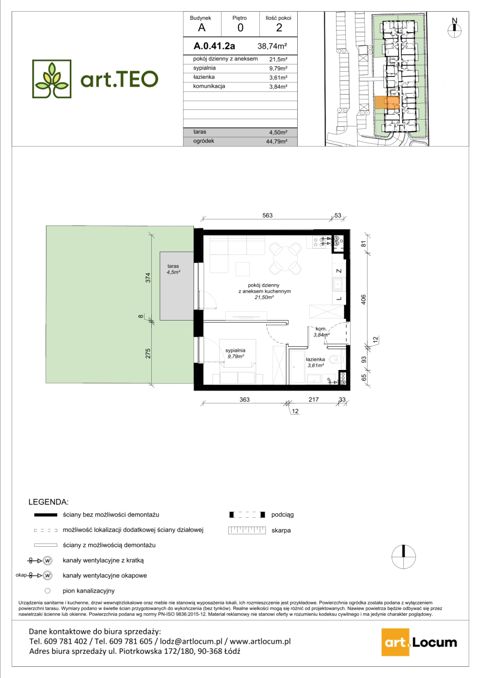 Plan 2 pok. 39m²