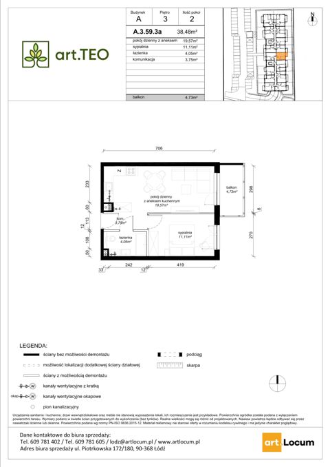 Plan 2 pok. 38m²