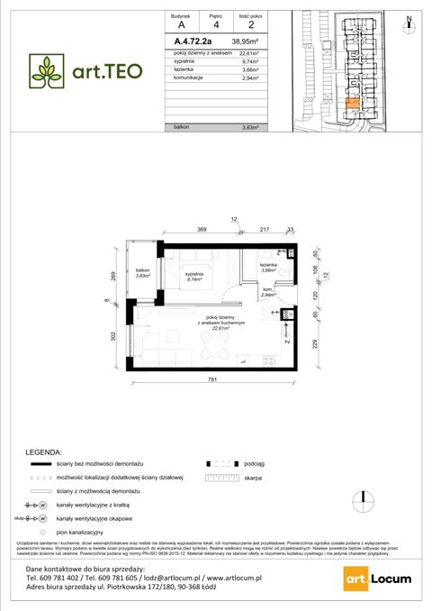 Plan 2 pok. 39m²