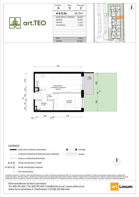 Plan 2 pok. 37m²