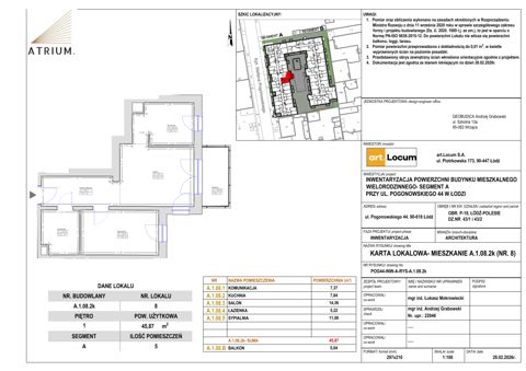 Plan 2 pok. 46m²