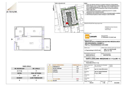 Plan 2 pok. 35m²