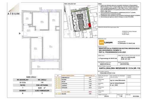 Plan 3 pok. 66m²