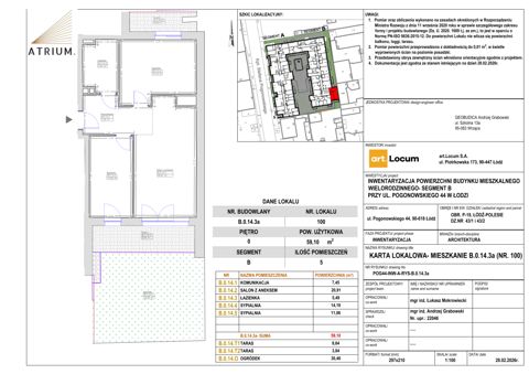 Plan 3 pok. 59m²