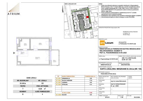 Plan 2 pok. 34m²