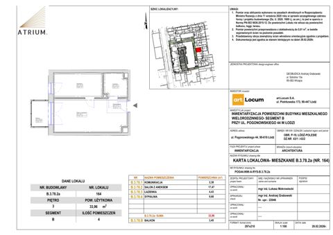 Plan 2 pok. 34m²