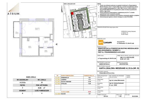 Plan 2 pok. 47m²