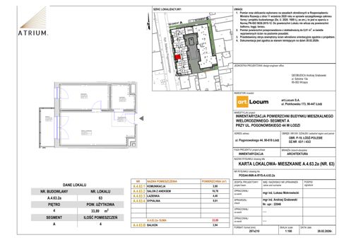 Plan 2 pok. 34m²