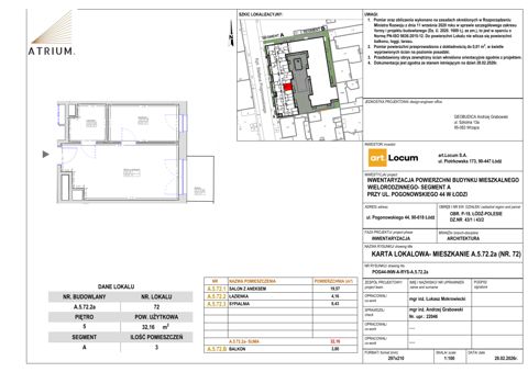Plan 2 pok. 32m²