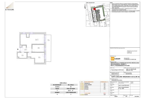 Plan 3 pok. 55m²