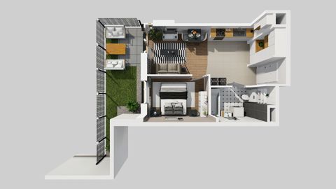 Plan 2 pok. 37m²