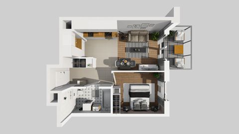 Plan 2 pok. 40m²