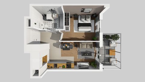 Plan 2 pok. 40m²