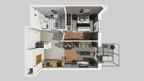 Plan 2 pok. 40m²