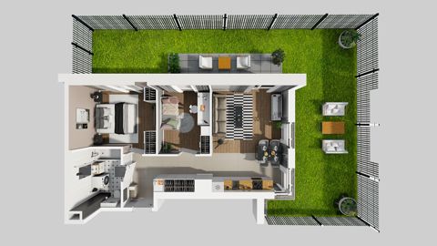 Plan 3 pok. 60m²