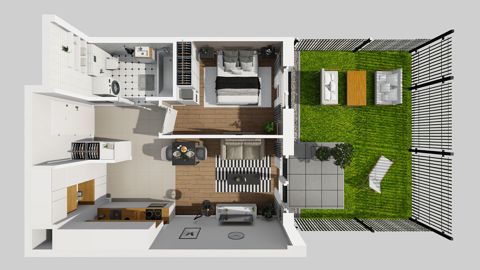 Plan 2 pok. 40m²