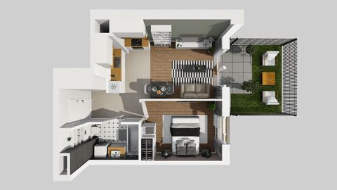 Plan 2 pok. 40m²