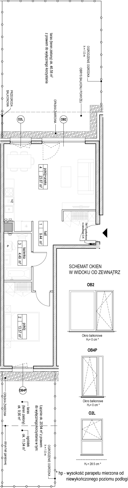 Plan 2 pok. 51m²
