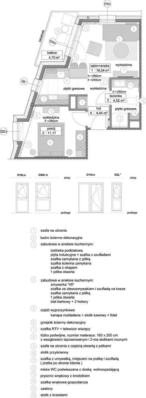 Plan 2 pok. 38m²