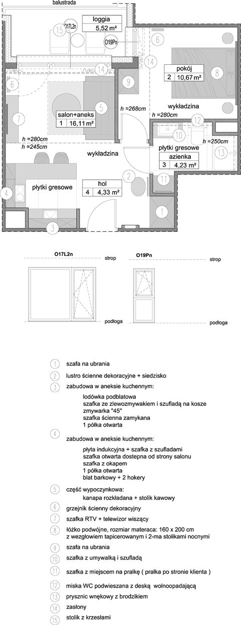 Plan 2 pok. 35m²