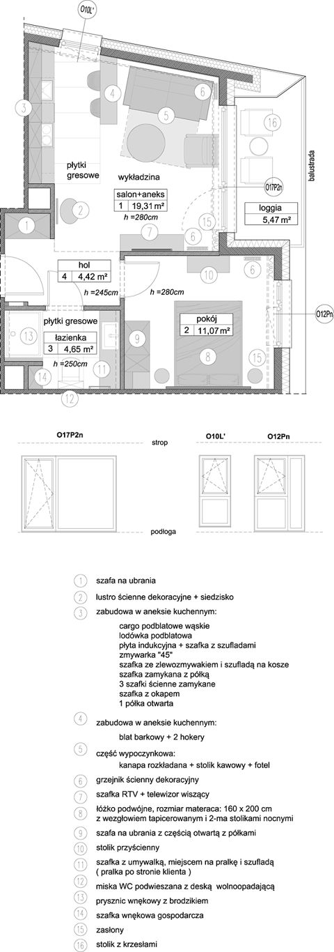 Plan 2 pok. 39m²