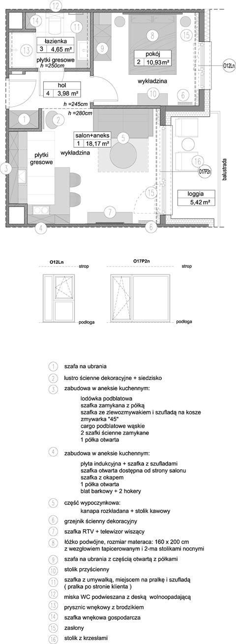 Plan 2 pok. 38m²
