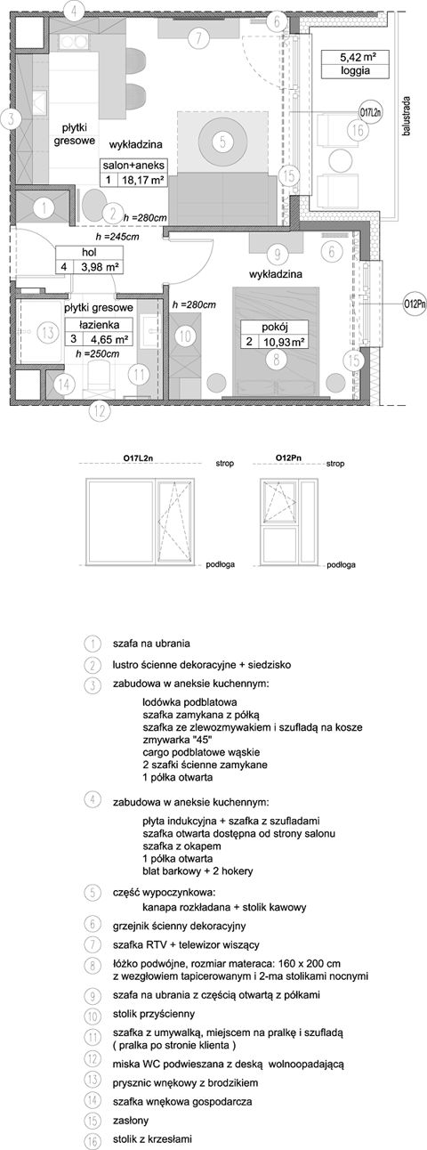 Plan 2 pok. 38m²
