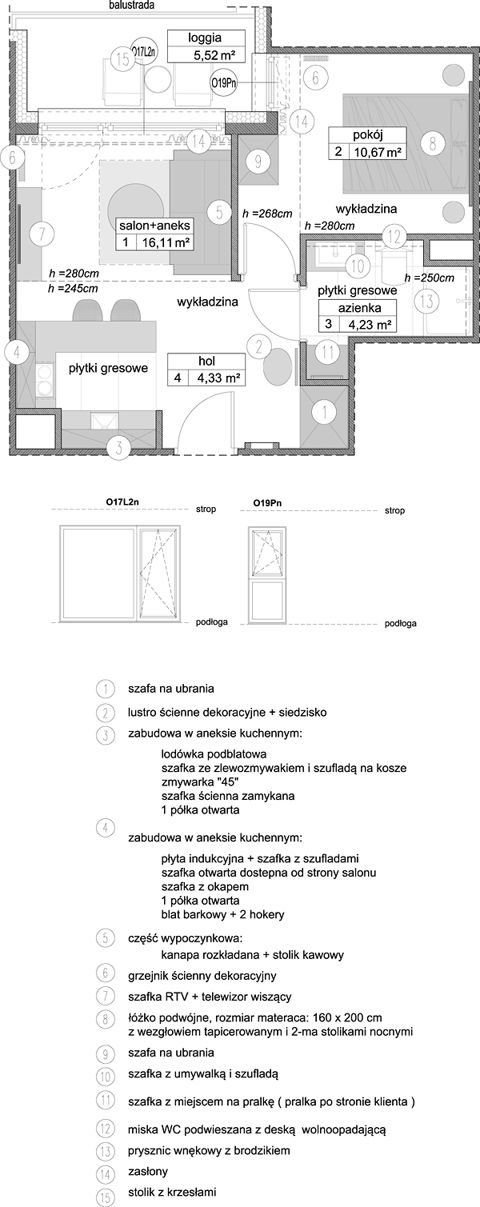 Plan 2 pok. 35m²