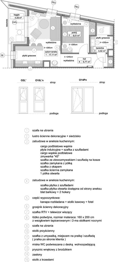 Plan 2 pok. 37m²