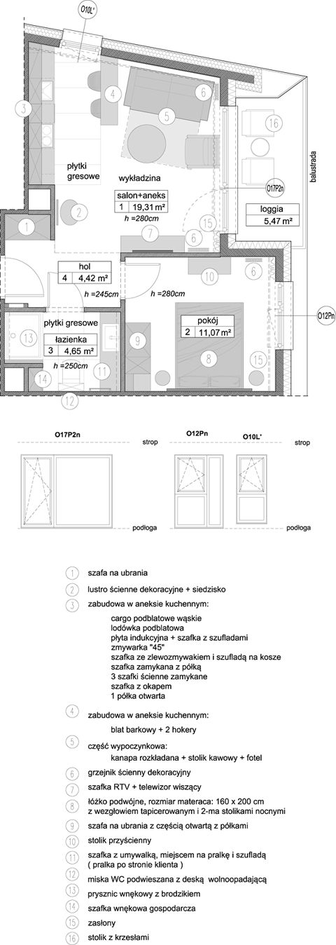 Plan 2 pok. 39m²