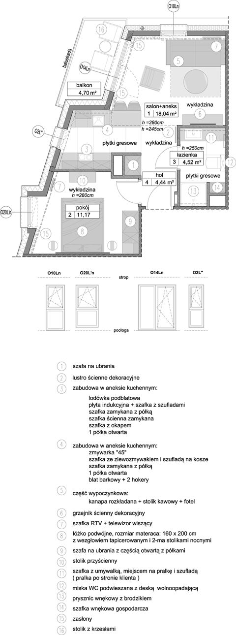 Plan 2 pok. 38m²