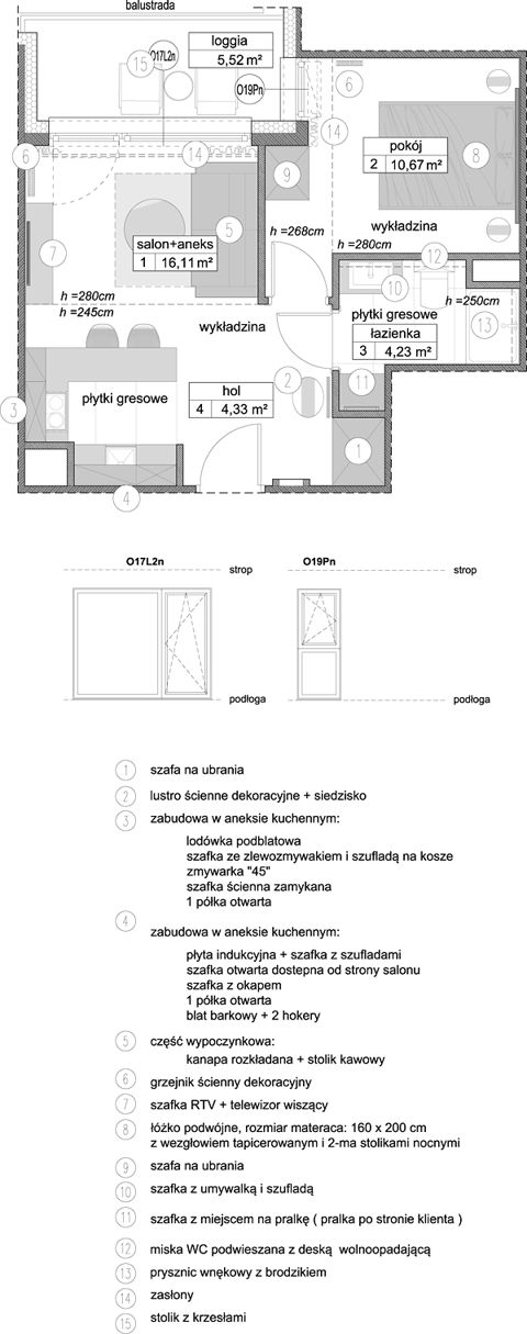 Plan 2 pok. 35m²