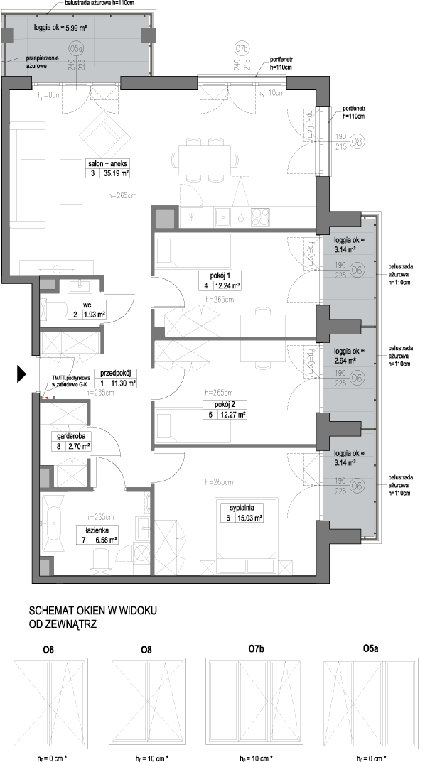 Plan 4 pok. 97m²