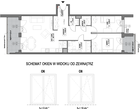 Plan 3 pok. 77m²