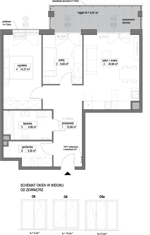 Plan 3 pok. 70m²