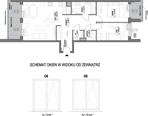 Plan 3 pok. 77m²