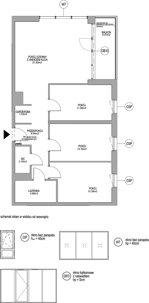Plan 4 pok. 82m²