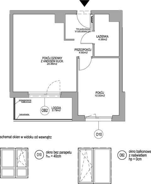 Plan 2 pok. 41m²