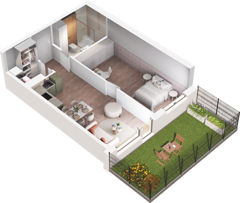 Plan 2 pok. 51m²