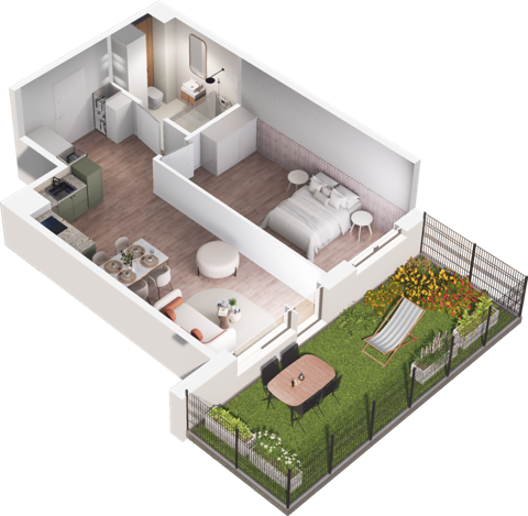 Plan 2 pok. 48m²