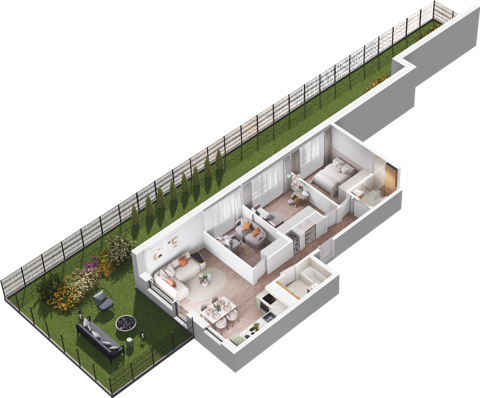 Plan 4 pok. 69m²