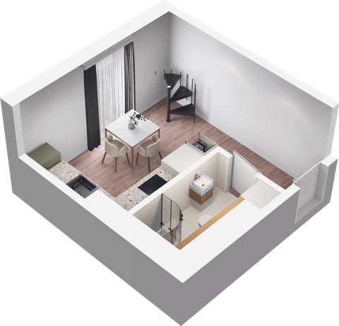 Plan 2 pok. 37m²
