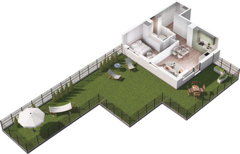 Plan 2 pok. 48m²