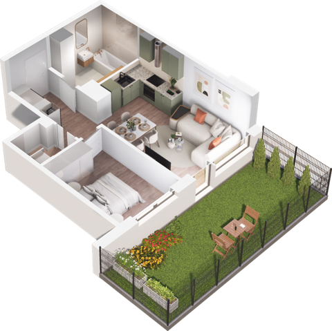 Plan 2 pok. 41m²