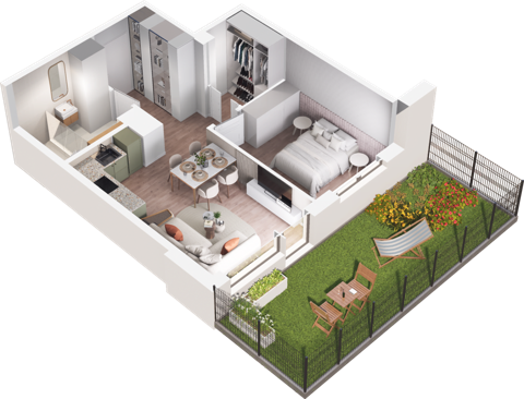 Plan 2 pok. 41m²
