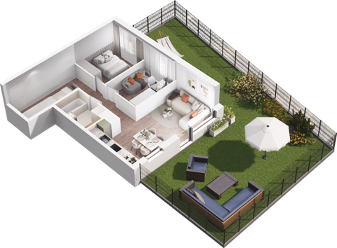 Plan 3 pok. 53m²