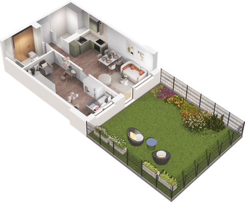 Plan 2 pok. 51m²