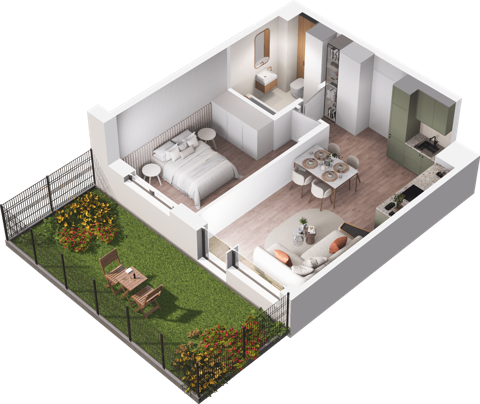 Plan 2 pok. 41m²